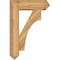 Ekena Millwork Westlake Arts and Crafts Rough Sawn Bracket w/ Offset Brace, Western Red Cedar, 8"W x 26"D x 38"H BKT0806X26X38WTL03RWR - alternate 4